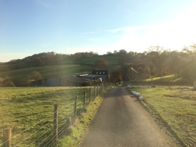 A beautiful setting for our welsh farm base